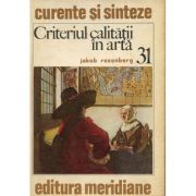 Criteriul calitatii in arta - Jakob Rosenberg